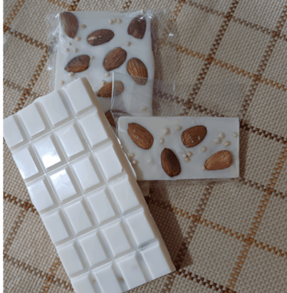 tabla de chocolate blanco